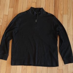 Mens black pull over